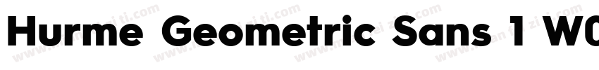 Hurme Geometric Sans 1 W03 SmBd字体转换